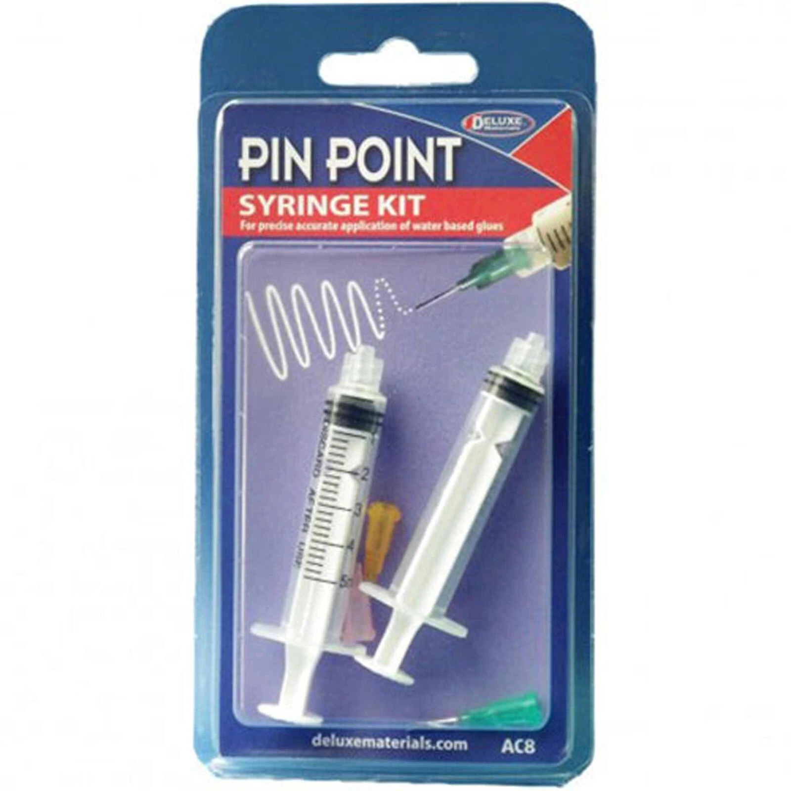 Deluxe Materials Pin Point Syringe Kit 3 Deluxe Materials Pin Point Syringe Kit