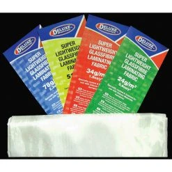 Deluxe Materials Lightweight Fiberglass Cloth, 1.0 Oz, 1sq Meter, White