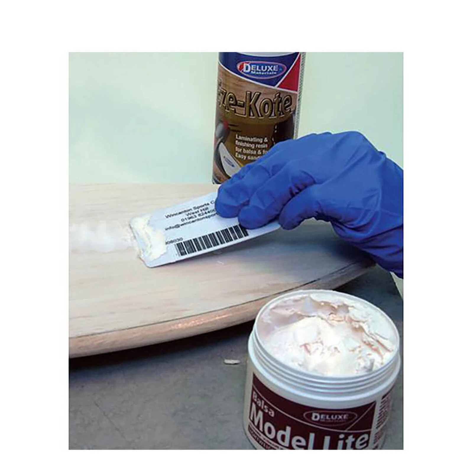 Deluxe Materials Odel Lite Balsa Filler, Balsa Brown: 240cc 4 Deluxe Materials Odel Lite Balsa Filler, Balsa Brown: 240cc - Image 2