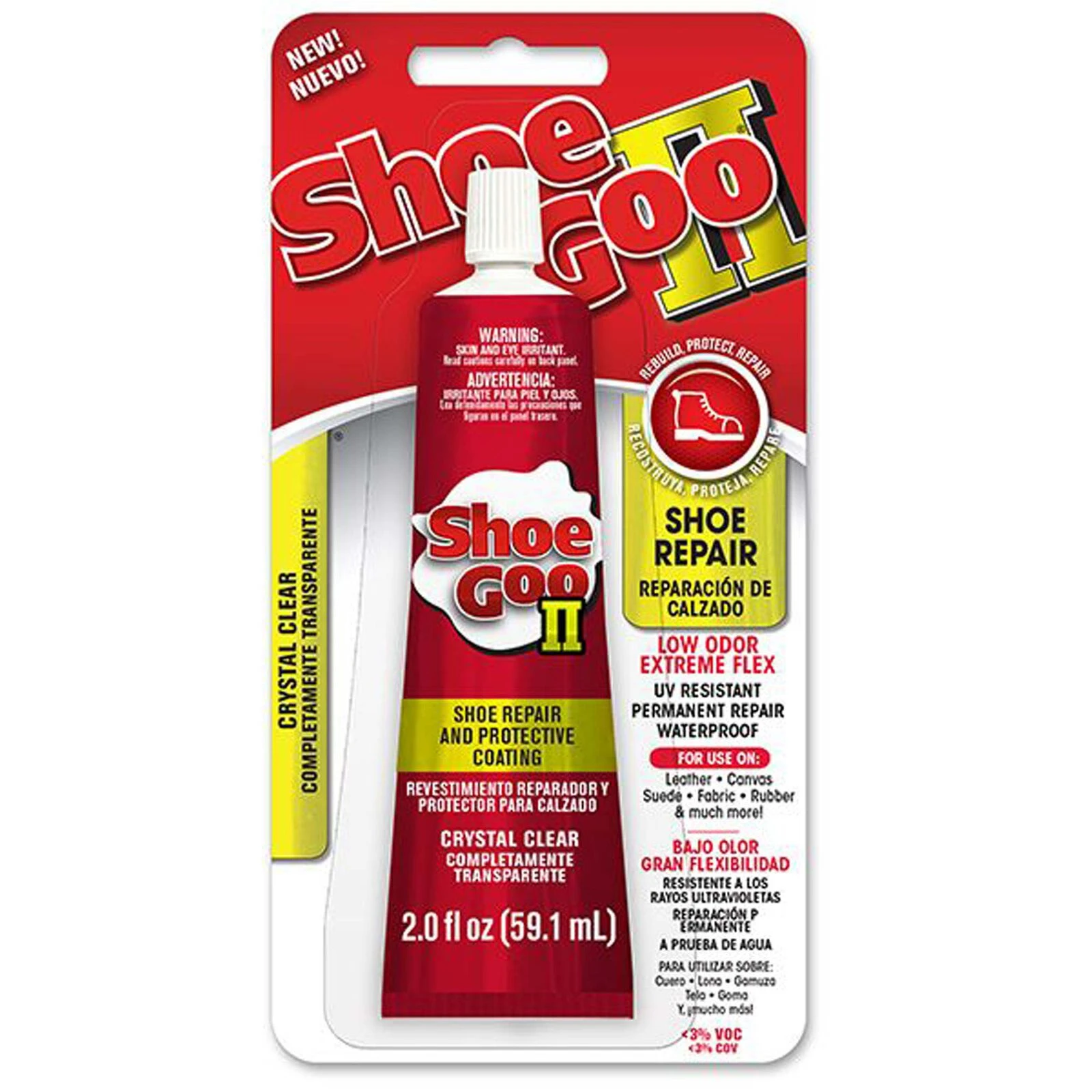 Eclectic Products, LLC Shoe Goo II, Low Odor Clear, 2 Oz. 3 Eclectic Products, LLC Shoe Goo II, Low Odor Clear, 2 Oz.