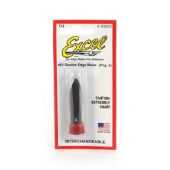 Excel Hobby Blade Corp #23 Double Edge Blades (5) 5 Excel Hobby Blade Corp #23 Double Edge Blades (5) -Tamiya Store EXL20023 A1 AZ5TQH6M
