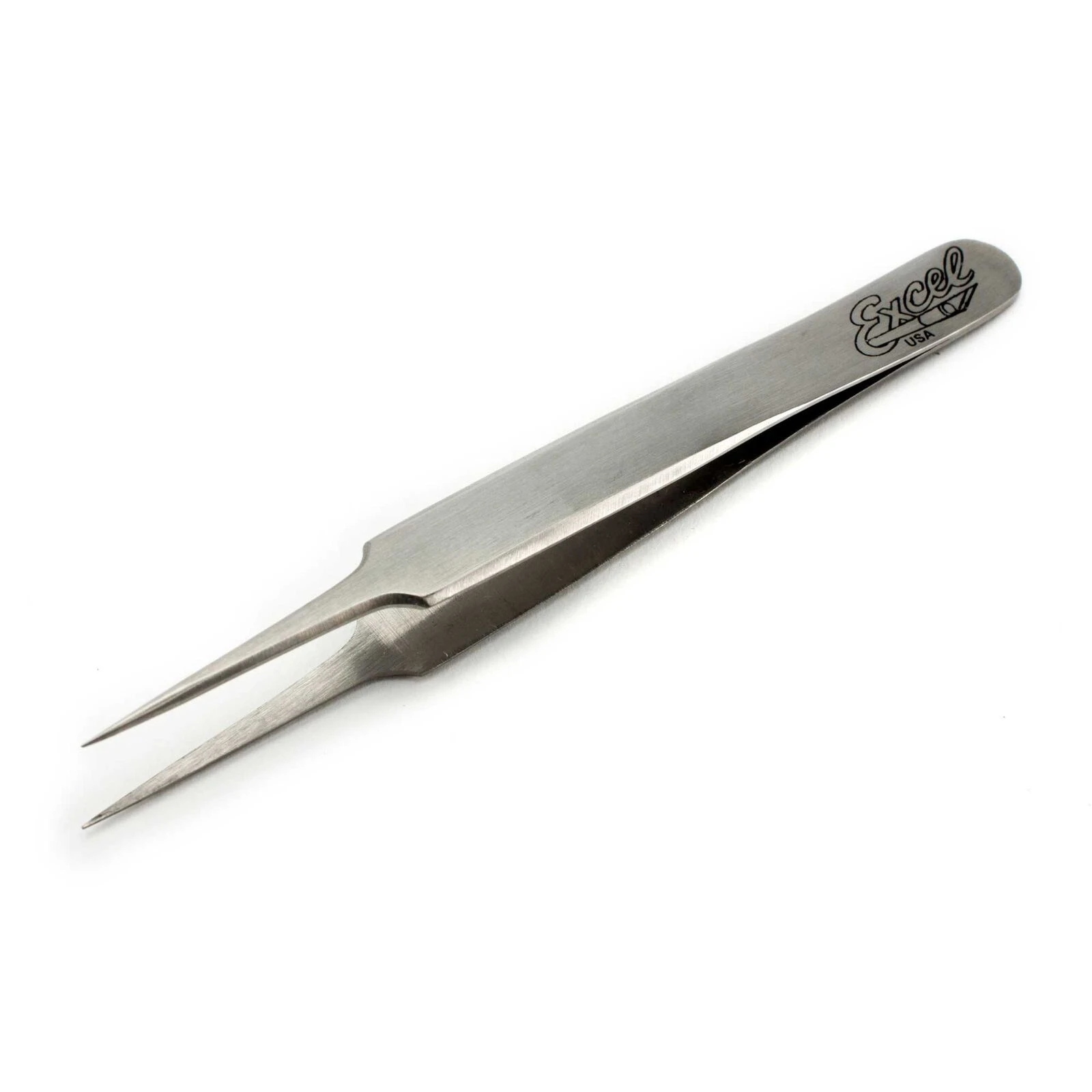 Excel Hobby Blade Corp Straight Point Tweezers, Polished 3 Excel Hobby Blade Corp Straight Point Tweezers, Polished