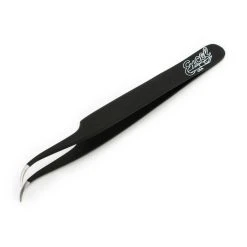 Excel Hobby Blade Corp Slant Point Tweezers, Black