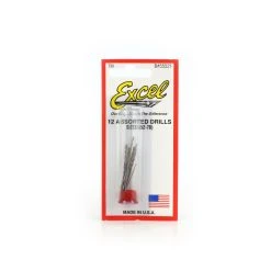 Excel Hobby Blade Corp Drill Bit Assorted, #52-70 (12), Carded