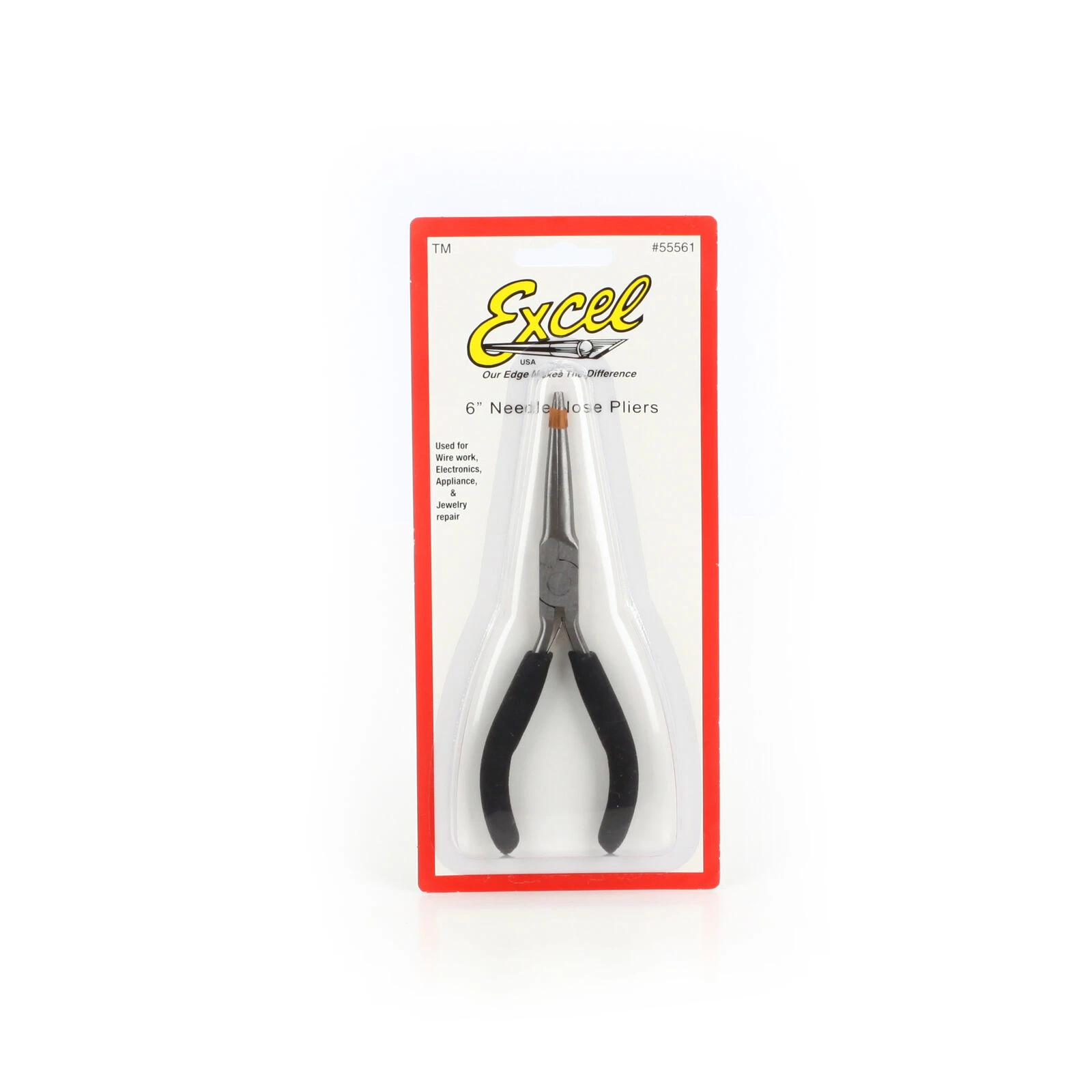 Excel Hobby Blade Corp Pliers,6" Long Needle Nose 3 Excel Hobby Blade Corp Pliers,6" Long Needle Nose