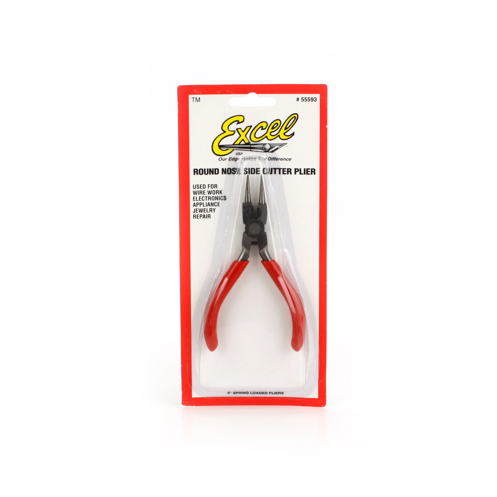 Excel Hobby Blade Corp Pliers, Round Nose With Side Cutter 3 Excel Hobby Blade Corp Pliers, Round Nose With Side Cutter