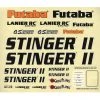 GREAT PLANES Decals Stinger II 46 ARF