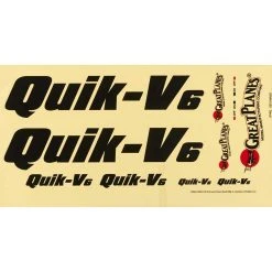 GREAT PLANES Decal QuikV6 Q500 ARF