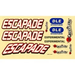 GREAT PLANES Decals Escapade MX 30cc EP ARF