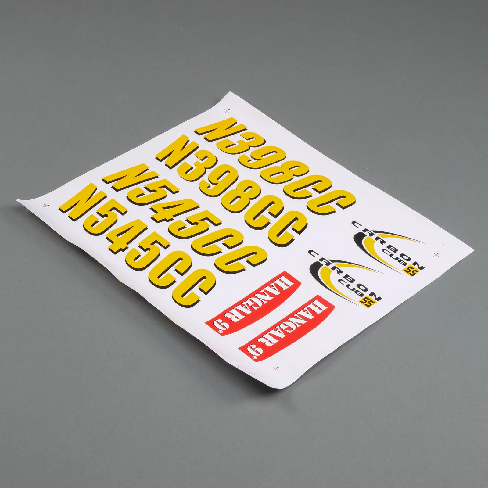 HANGAR 9 Decal Sheet: Carbon Cub 15cc 3 HANGAR 9 Decal Sheet: Carbon Cub 15cc