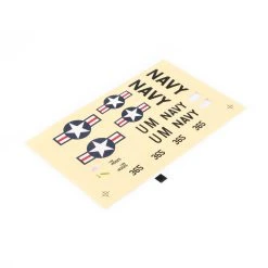 Hobbyzone Decal Sheet: T-28 Trojan S