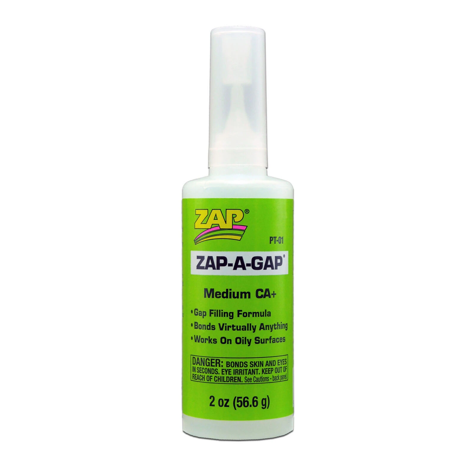 ZAP Glue Ap-A-Gap Medium CA+ Glue, 2 Oz 3 ZAP Glue Ap-A-Gap Medium CA+ Glue, 2 Oz