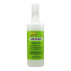 ZAP Glue Ap-A-Gap Medium CA+ Glue (1), 4 Oz
