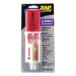 ZAP Glue -Poxy 5-Minute Quick Shot Epoxy, 1 Oz