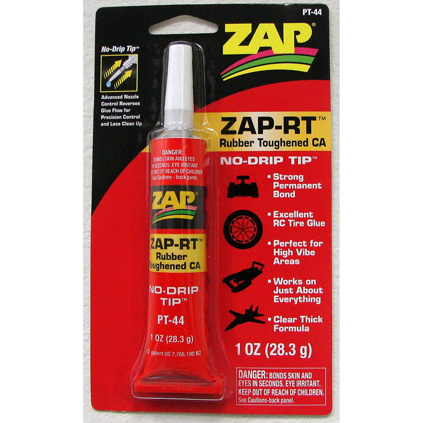 ZAP Glue -RT Rubber Toughened CA, 1 Oz 3 ZAP Glue -RT Rubber Toughened CA, 1 Oz