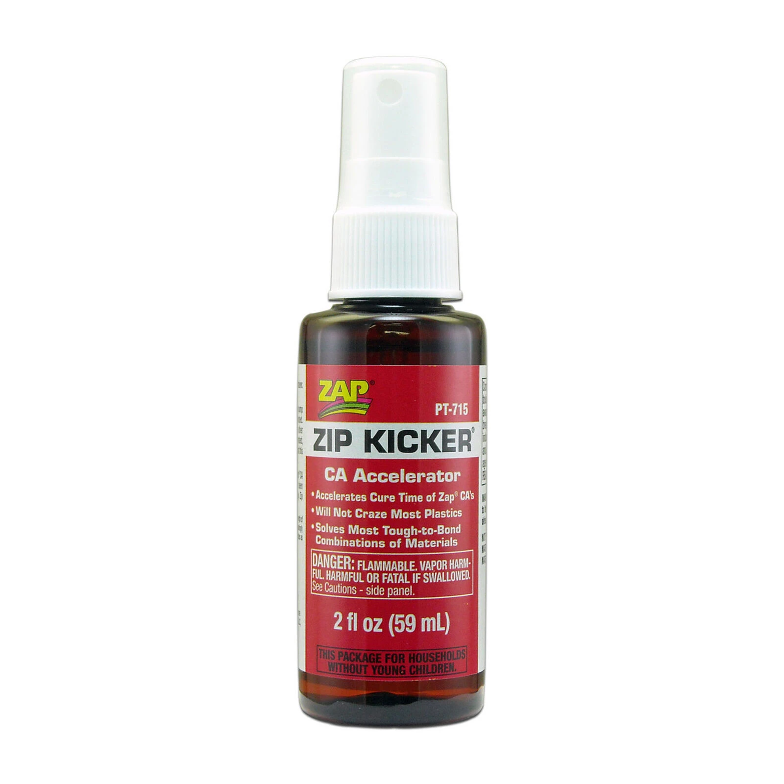 ZAP Glue Ip-Kicker Spray CA Accelerator, 2 Oz 3 ZAP Glue Ip-Kicker Spray CA Accelerator, 2 Oz
