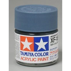 Tamiya Acrylic XF18 Flat, Med Blue