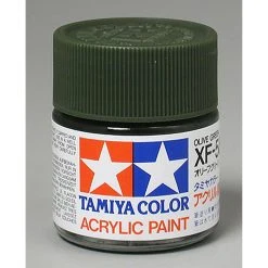 Tamiya Acrylic XF58, Flat Olive Green