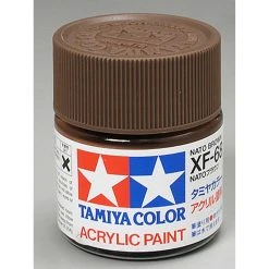 Tamiya Acrylic XF68, NATO Brown