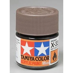 Tamiya Acrylic Mini X33, Metallic Bronze