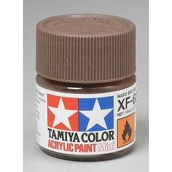 Tamiya Acrylic Mini XF68, NATO Brown