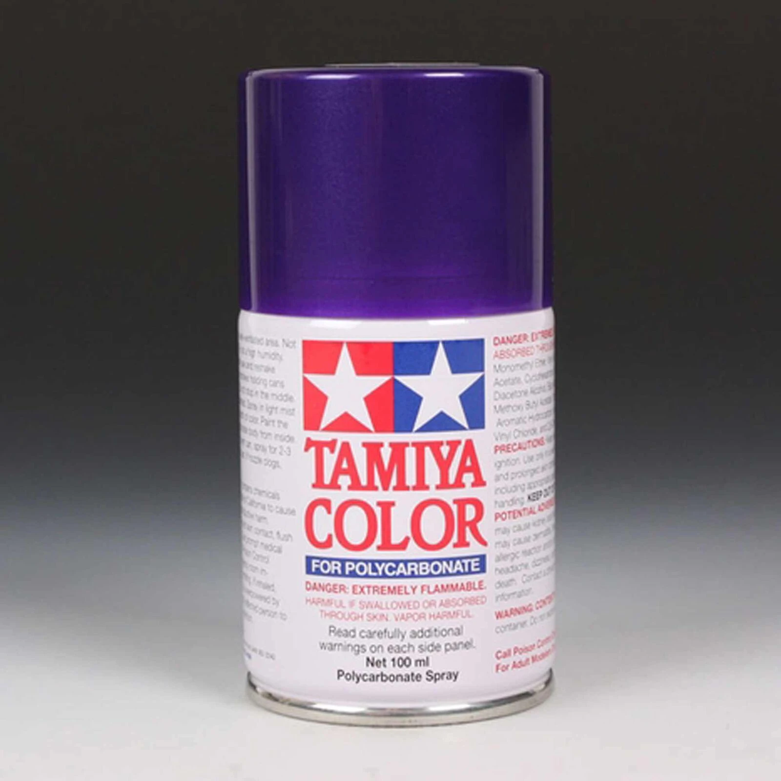 Tamiya Polycarbonate PS-18 Metallic Purple, Spray 100 Ml 3 Tamiya Polycarbonate PS-18 Metallic Purple, Spray 100 Ml