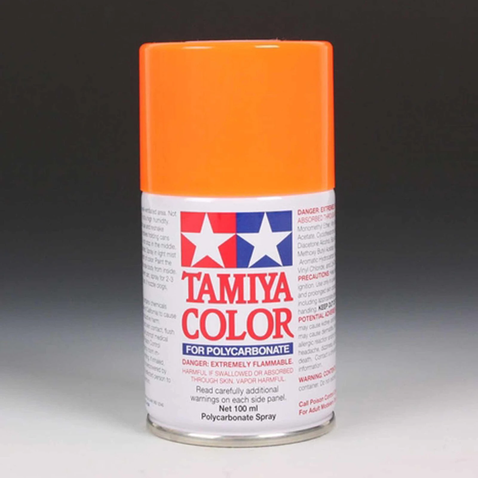 Tamiya Polycarbonate PS-24 Fluorescent Orange, Spray 100 Ml 3 Tamiya Polycarbonate PS-24 Fluorescent Orange, Spray 100 Ml