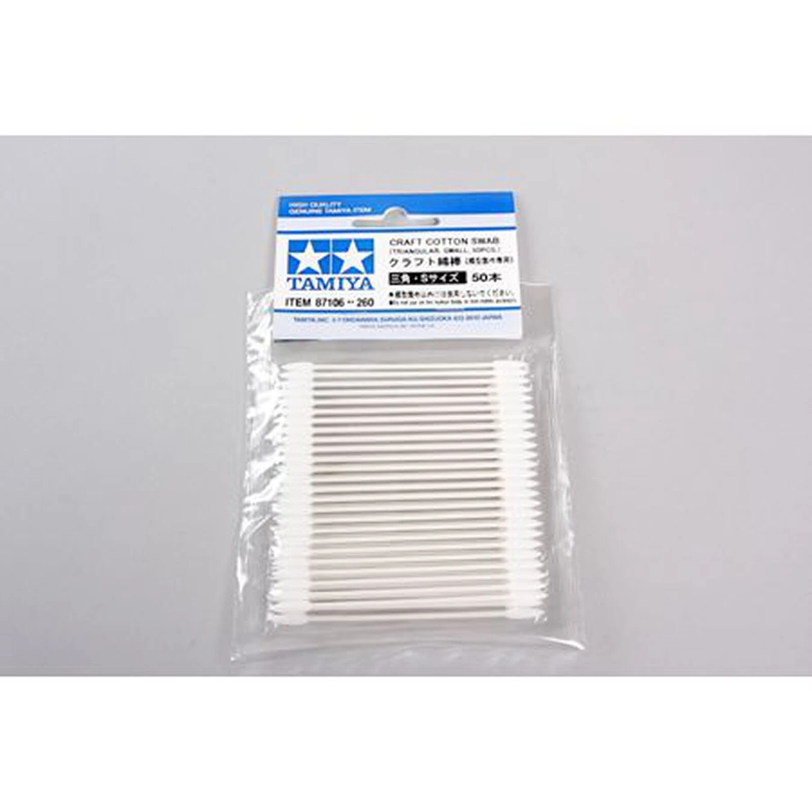 Tamiya Craft Cotton Swab, Triangle Small 50 Pc 3 Tamiya Craft Cotton Swab, Triangle Small 50 Pc