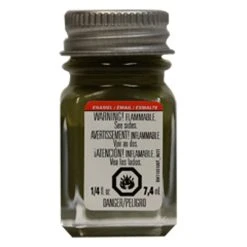 Testor Corp. Enamel 1/4 Oz Flat Army Olive
