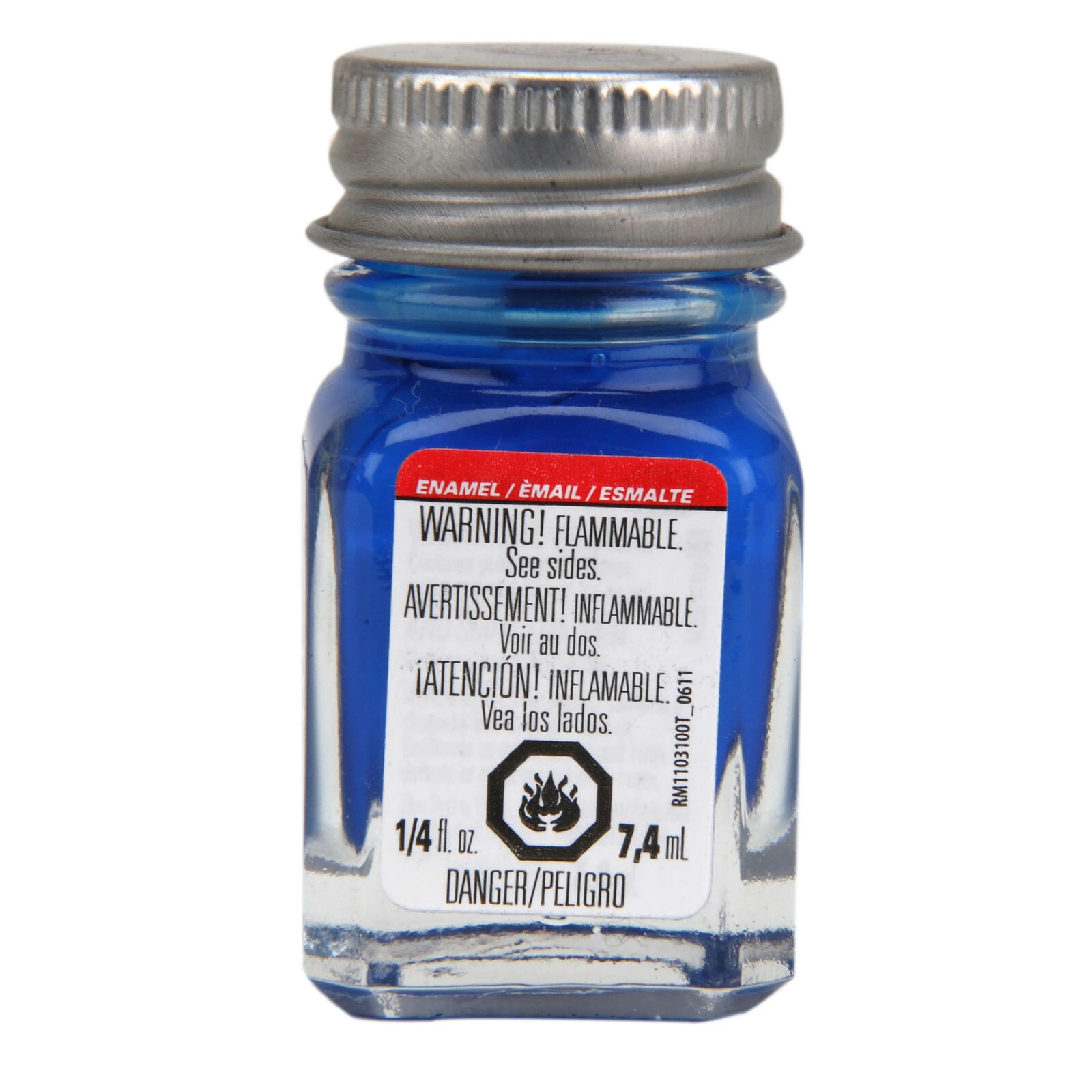 Testor Corp. Enamel 1/4oz, Blue Fluorescent 3 Testor Corp. Enamel 1/4oz, Blue Fluorescent