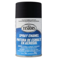 Testor Corp. Spray 3 Oz Flat Black