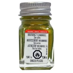Testor Corp. Enamel 1/4 Oz Metal Flake Gold