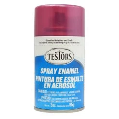 Testor Corp. Spray 3oz Burg. Purple Metal Flake, Tri-Lingual