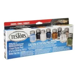 Testor Corp. 9 Bottle Enamel Paint Set, Camo Flat