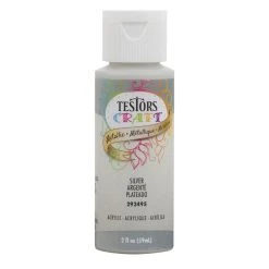 Testor Corp. 2oz Acrylic Craft Paint, Satin Metallic