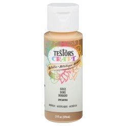 Testor Corp. 2oz Acrylic Craft Paint, Satin Metallic
