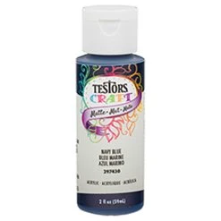 Testor Corp. 2oz Acrylic Craft Paint, Satin Navy Blue