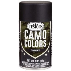 Testor Corp. 3 Oz Camouflage Spray Black