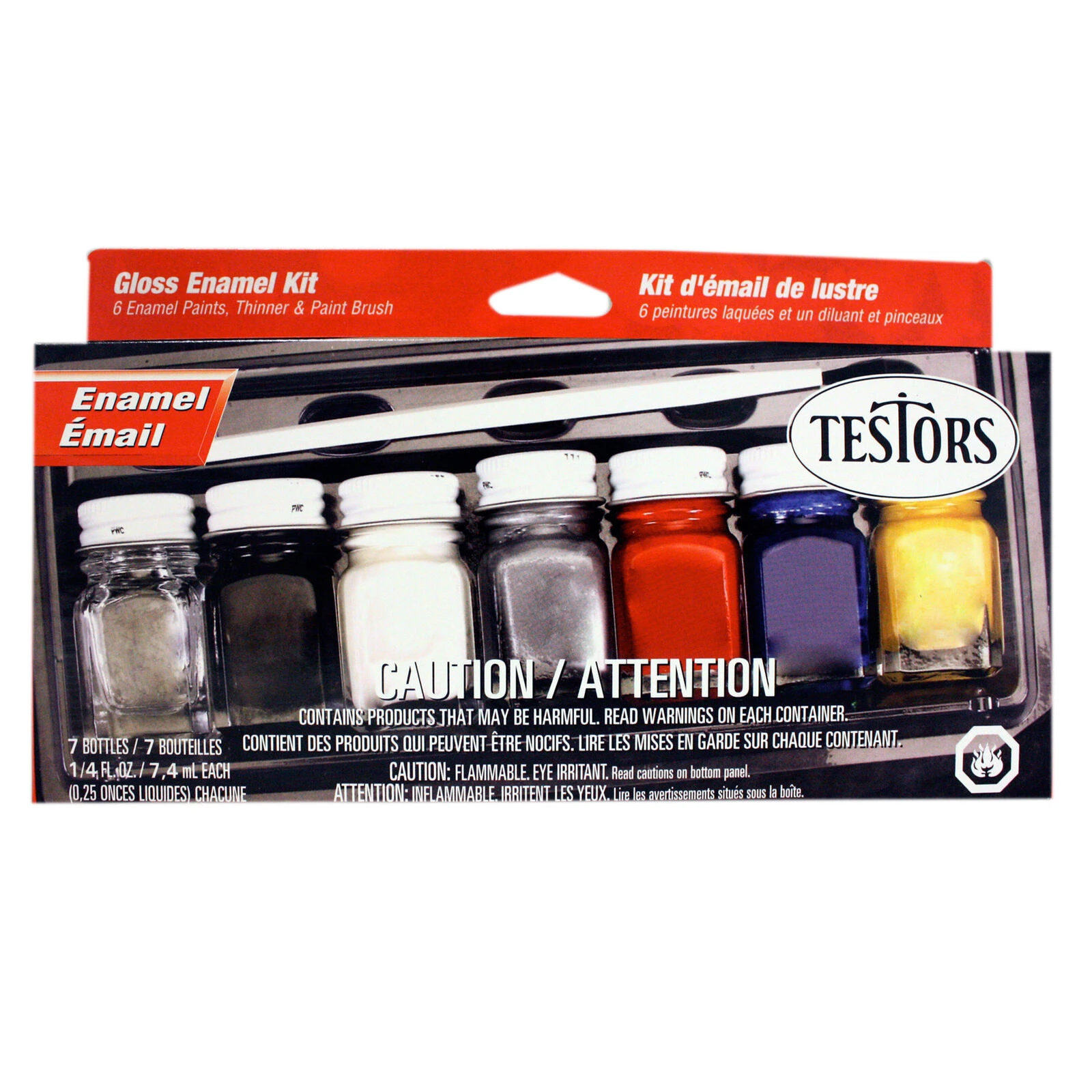 Testor Corp. Enamel Kit: Household, 6 Colors 3 Testor Corp. Enamel Kit: Household, 6 Colors