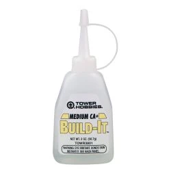 Tower Hobbies Build-It CA+ Medium Glue 2 Oz.